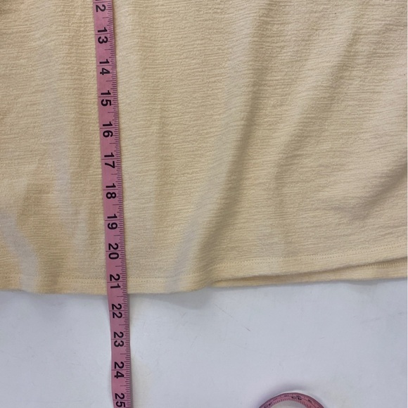 Anthropologie || Maeve Woven Puff-Sleeve Top Ivory Medium - Picture 7 of 8